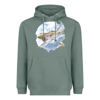 Sage 40 flying tigers Heavyweight Hoodie - artisFamous