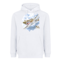 White 40 flying tigers Heavyweight Hoodie - artisFamous