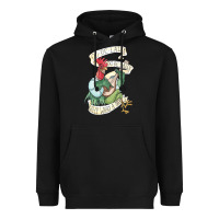 Black alan a dale rooster  oo de lally golly what a day tattoo watercolor pa Heavyweight Hoodie - artisFamous