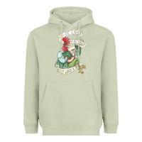 Matcha alan a dale rooster  oo de lally golly what a day tattoo watercolor pa Heavyweight Hoodie - artisFamous