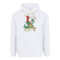 White alan a dale rooster  oo de lally golly what a day tattoo watercolor pa Heavyweight Hoodie - artisFamous
