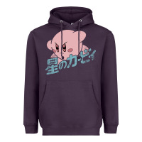Plum kirby kanji Heavyweight Hoodie - artisFamous