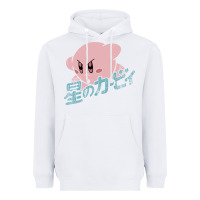 White kirby kanji Heavyweight Hoodie - artisFamous