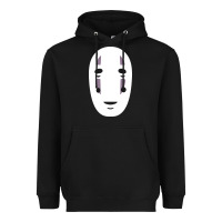 Black no face spirited away women's Heavyweight Hoodie - artisFamous
