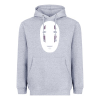 Heather Grey no face spirited away women's Heavyweight Hoodie - artisFamous
