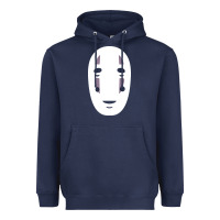 Navy no face spirited away women's Heavyweight Hoodie - artisFamous