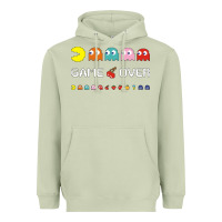Matcha cool retro 80s pacman ghosts video games Heavyweight Hoodie - artisFamous