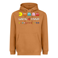 Meerkat cool retro 80s pacman ghosts video games Heavyweight Hoodie - artisFamous