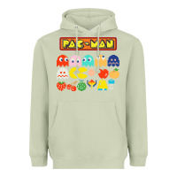 Matcha 80s pacman ghosts video games Heavyweight Hoodie - artisFamous