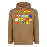 Toasted Coconut 80s pacman ghosts video games Heavyweight Hoodie - artisFamous