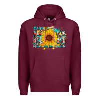 Burgundy being a mom makes my life complete Premium Hoodie - RacoonDesign