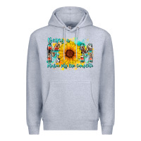Heather Grey being a mom makes my life complete Premium Hoodie - RacoonDesign
