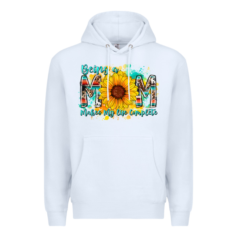 Being A Mom Makes My Life Complete Premium Hoodie by RacoonDesign | Teevron