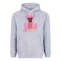 Heather Grey lil nas x 2 Heavyweight Hoodie - artisFamous