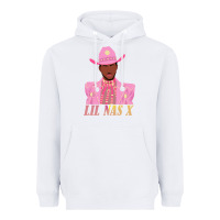 White lil nas x 2 Heavyweight Hoodie - artisFamous