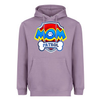 Lavender funny mom patrol  funny dog mom gift birthday party t shirt Heavyweight Hoodie - artisFamous