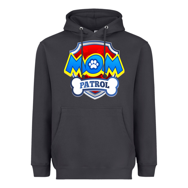 Funny Mom Patrol  Funny Dog Mom Gift Birthday Party T Shirt Heavyweight Hoodie by artisFamous | Teevron