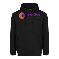 Black hawaiian airlines Heavyweight Hoodie - artisFamous