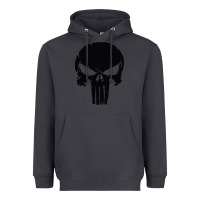 Smoke the punisher skull black Heavyweight Hoodie - artisFamous