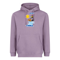 Lavender Just Chill Heavyweight Hoodie - artisFamous