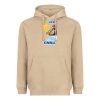Mushroom Just Chill Heavyweight Hoodie - artisFamous