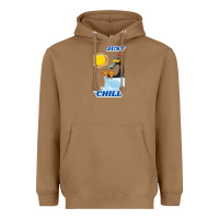 Toasted Coconut Just Chill Heavyweight Hoodie - artisFamous