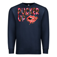 Navy pucker up Premium Sweatshirt - JahusDesignShop