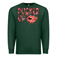 Sports Green pucker up Premium Sweatshirt - JahusDesignShop