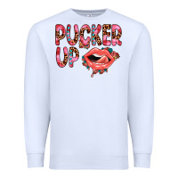 White pucker up Premium Sweatshirt - JahusDesignShop