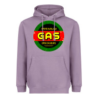 Lavender GARAGE CAR GASOLINE Heavyweight Hoodie - artisFamous