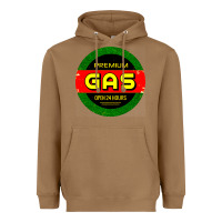 Toasted Coconut GARAGE CAR GASOLINE Heavyweight Hoodie - artisFamous