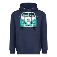 Navy hippie surf van Heavyweight Hoodie - artisFamous