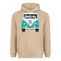 Mushroom hippie surf van Heavyweight Hoodie - artisFamous