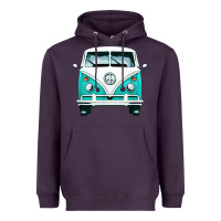 Plum hippie surf van Heavyweight Hoodie - artisFamous