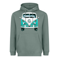 Sage hippie surf van Heavyweight Hoodie - artisFamous
