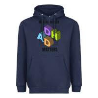 Navy adhd mental health matters Heavyweight Hoodie - artisFamous