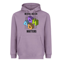 Lavender adhd mental health matters Heavyweight Hoodie - artisFamous