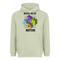Matcha adhd mental health matters Heavyweight Hoodie - artisFamous