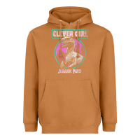 Distressed Teal Raptor Clever Girl T Shirt Heavyweight Hoodie | Teevron