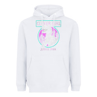 White distressed teal raptor clever girl t shirt Heavyweight Hoodie - artisFamous