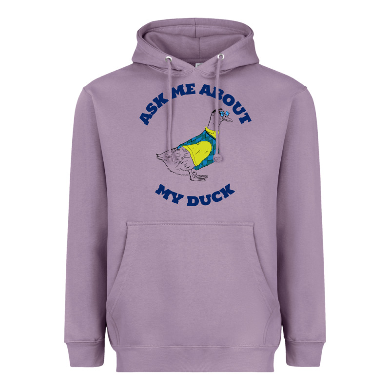 Ask Me About My Duck Heavyweight Hoodie by artisFamous | Teevron