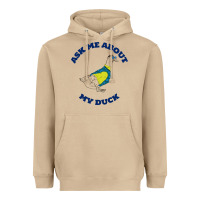 Mushroom ask me about my duck Heavyweight Hoodie - artisFamous