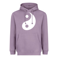 Lavender yin yang Heavyweight Hoodie - artisFamous