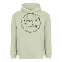 Inclusion Matters With Empathy Bravery Respect Heavyweight Hoodie | Teevron