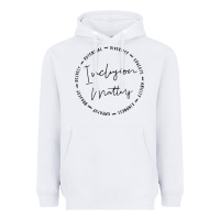 White inclusion matters with empathy bravery respect Heavyweight Hoodie - artisFamous