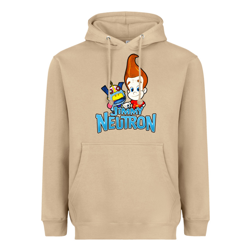 Jimmy Neutron Goddard Title Vintage Poster Heavyweight Hoodie by artisFamous | Teevron