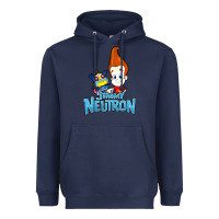 Navy jimmy neutron goddard title vintage poster Heavyweight Hoodie - artisFamous