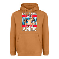 Meerkat just a girl who loves anime japanese cute Heavyweight Hoodie - artisFamous
