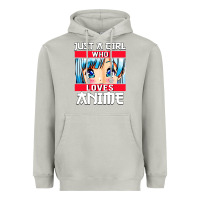 Moon Dust just a girl who loves anime japanese cute Heavyweight Hoodie - artisFamous