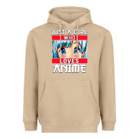 Mushroom just a girl who loves anime japanese cute Heavyweight Hoodie - artisFamous